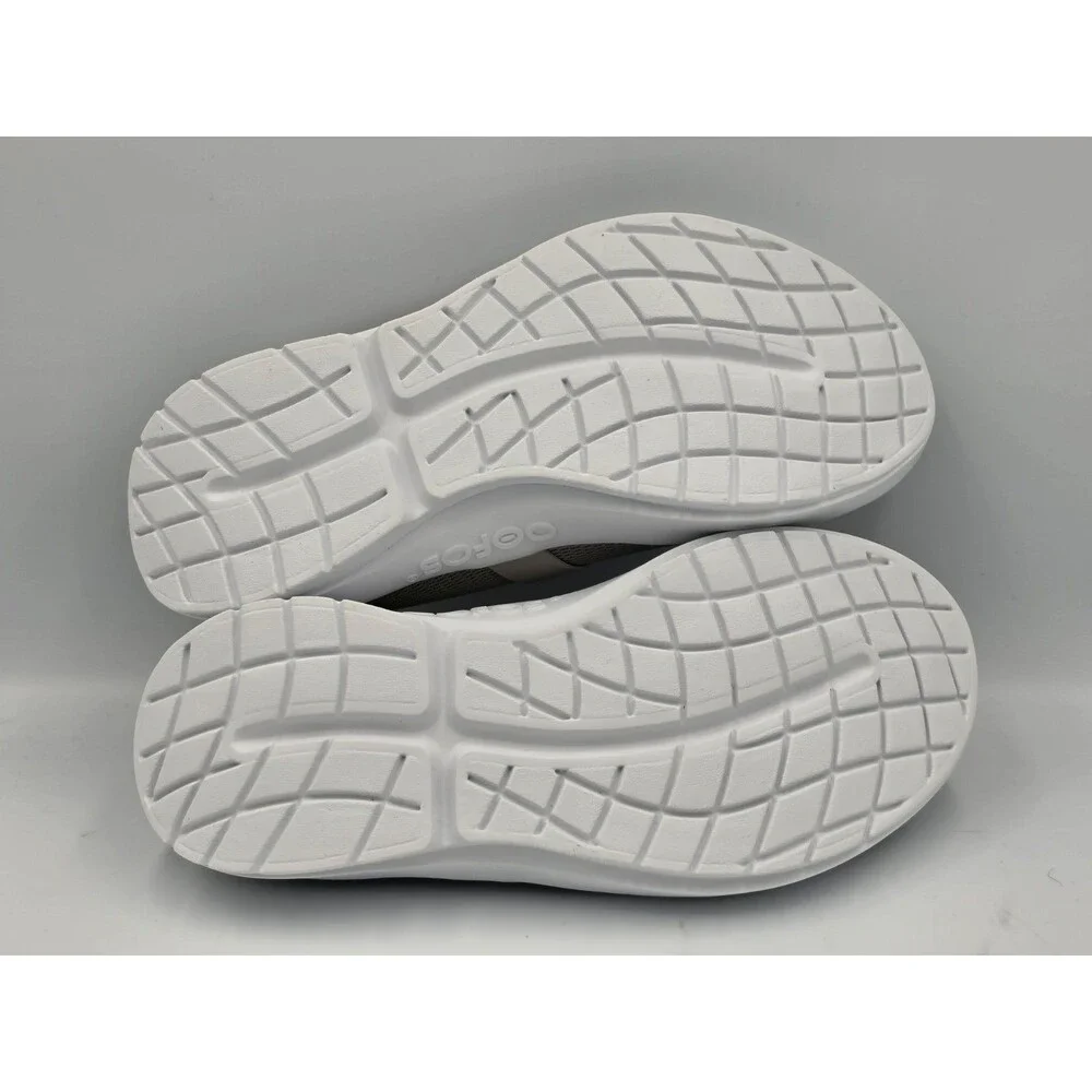 OOFOS OOmg Unisex Shoes Womens 9 Low Gray Mesh Slip On Recovery Comfort Slip On